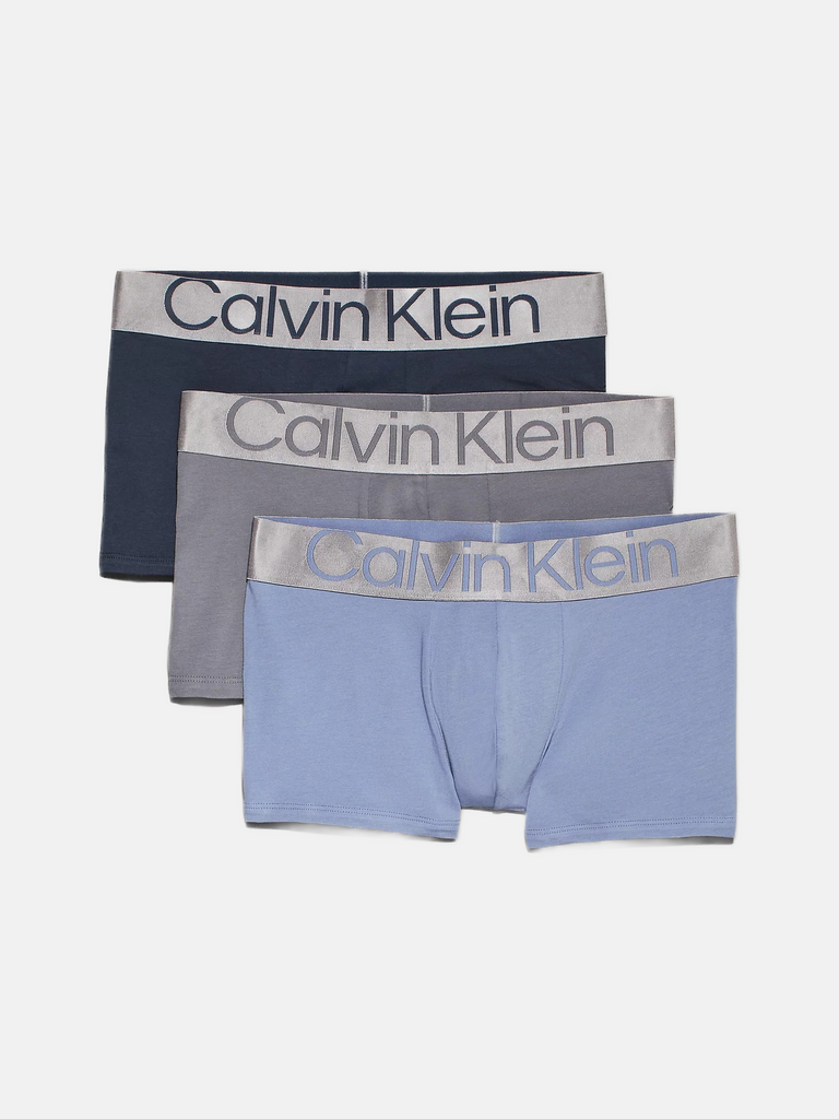 Calvin Klein plavi muški donji veš u setu od tri para-[SKU]