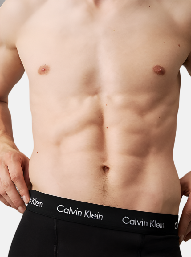 Calvin Klein crni muški donji veš 3/1 sa elastičnim pojasom-[SKU]