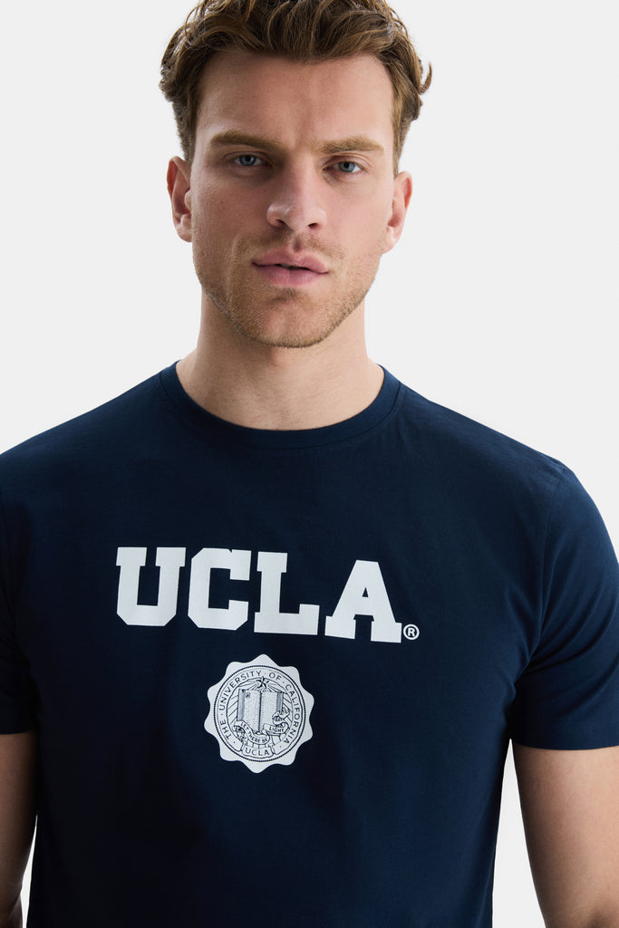 UCLA plava muška majica sa bijelim slovima
