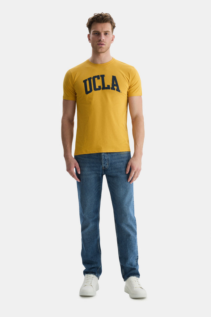 UCLA žuta muška majica s natpisom kratkih rukava