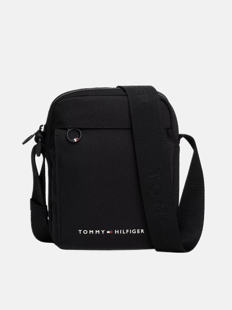 Tommy Hilfiger crna muška torba s remenom-[SKU]