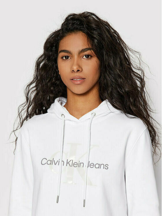 Calvin Klein bijela ženska dukserica (J20J218103-YAF)-[SKU]