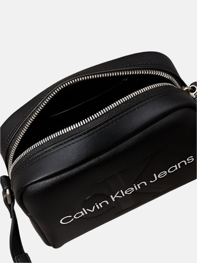 Calvin Klein crna ženska torba sa podesivim remenom-[SKU]