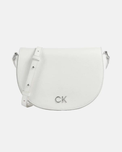 Calvin Klein bijela ženska torba s podesivim remenom-[SKU]