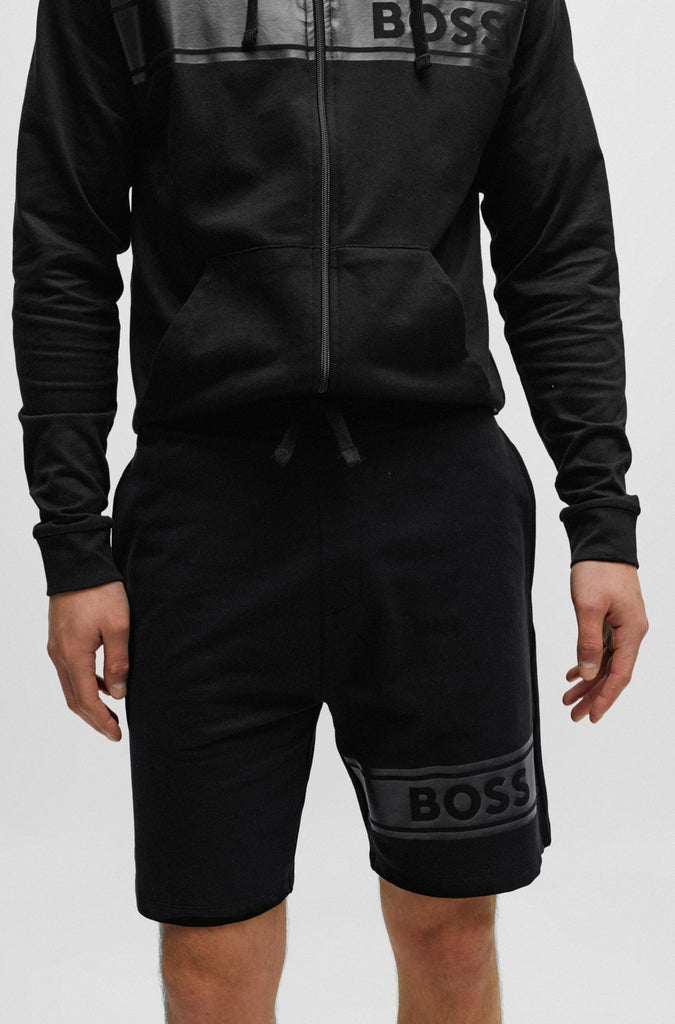 Boss crni muški šorc sa kontrastnim detaljima