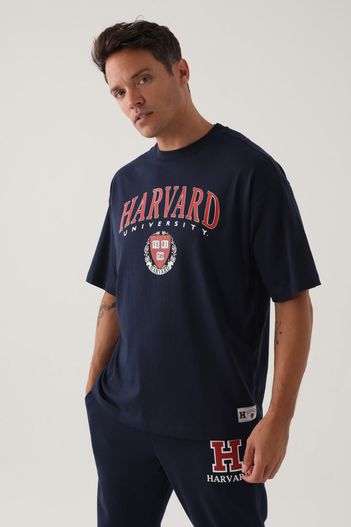 Harvard plava muška majica sa brojem 1636