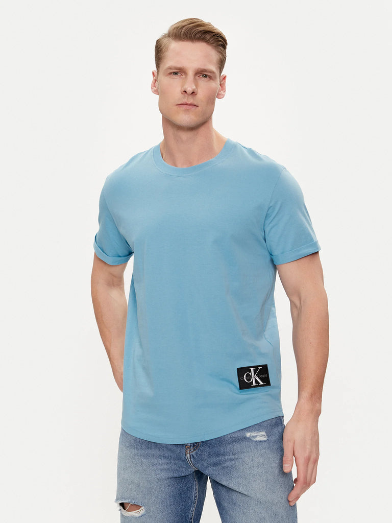 Calvin Klein plava muška majica sa zaobljenim rubom