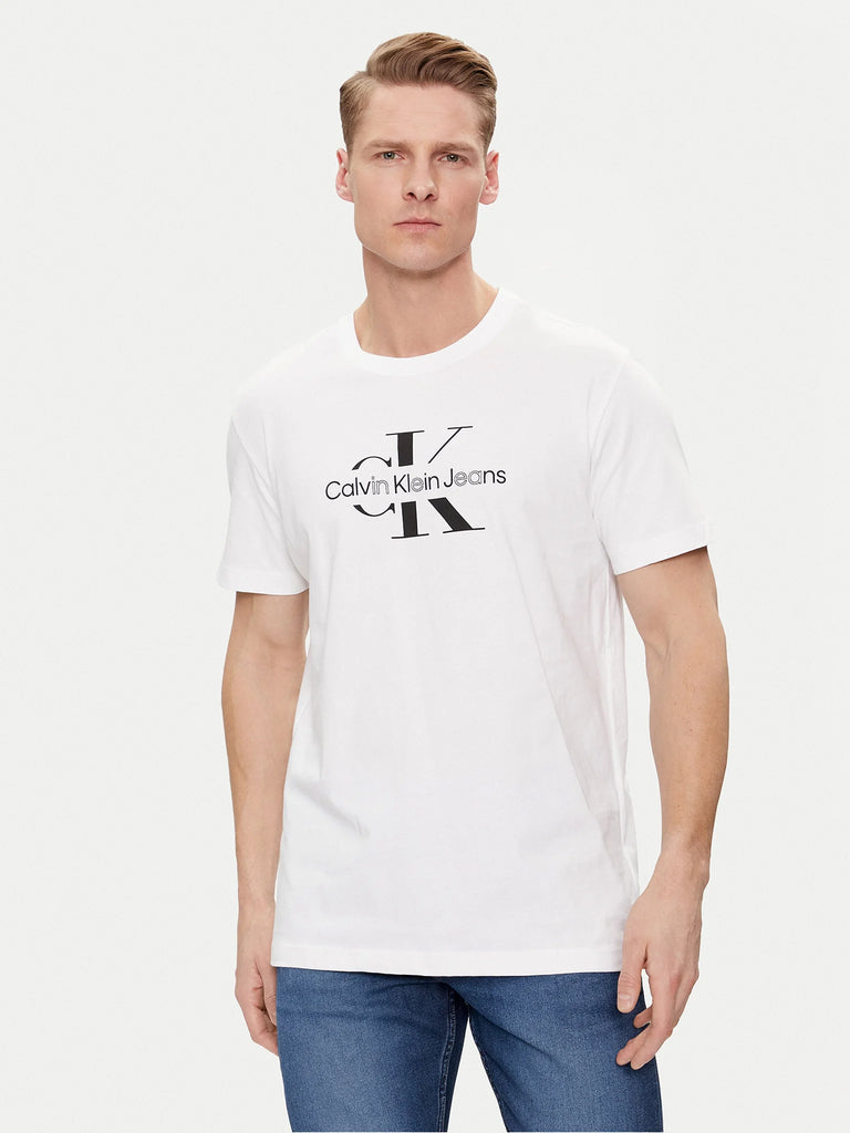 Calvin Klein bijela muška majica s okruglim ovratnikom