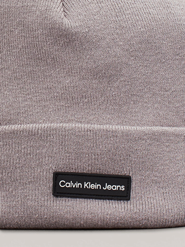 Calvin Klein roza muška kapa sa rebrastim pletenjem-[SKU]