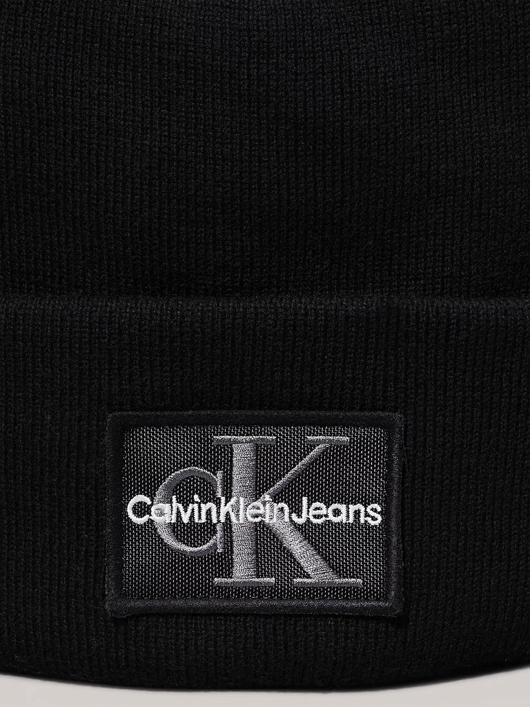 Calvin Klein crna muška kapa sa obrubom-[SKU]