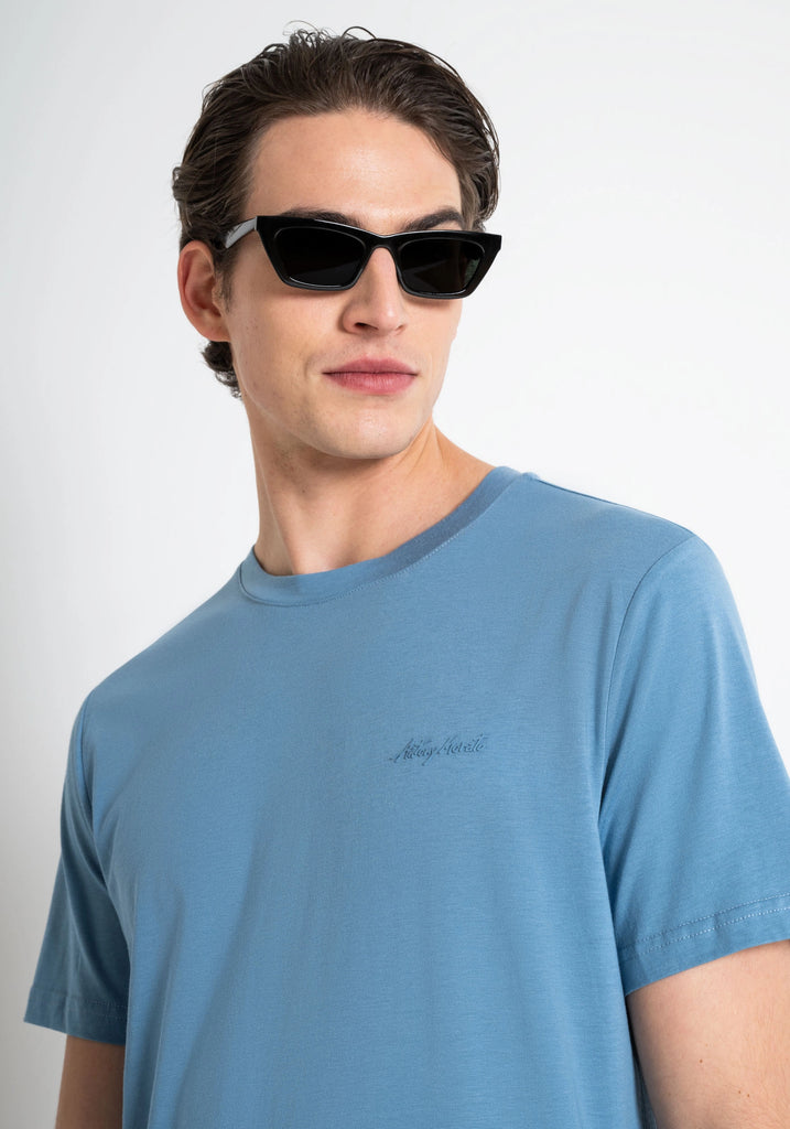 Antony Morato plava muška majica s okruglim izrezom