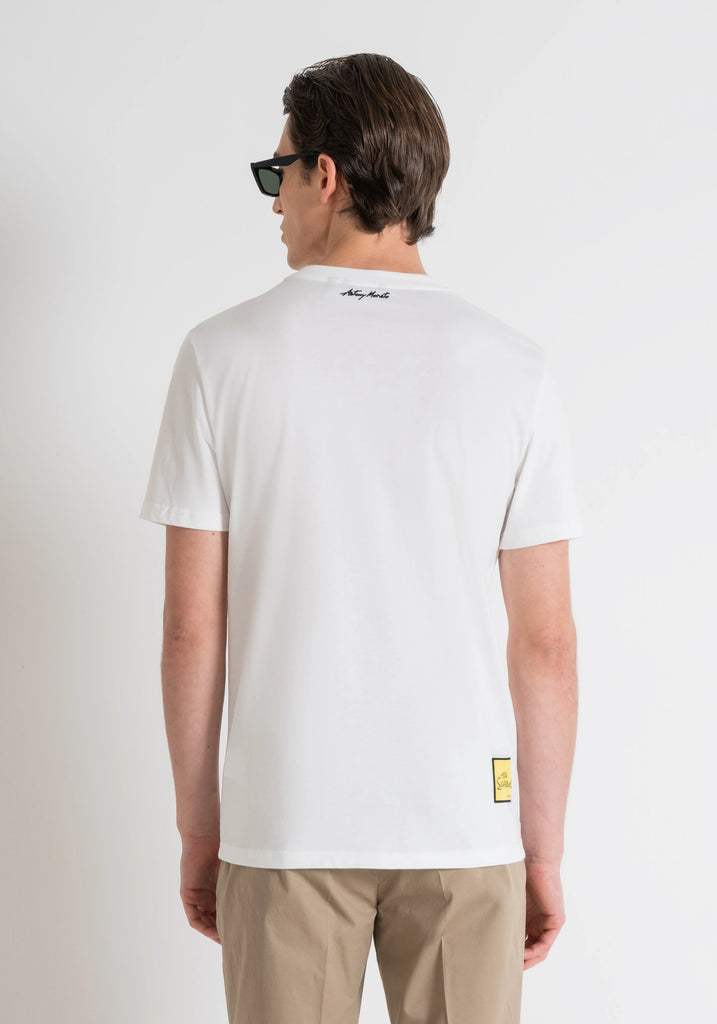 Antony Morato bež muška majica sa štampanim motivom