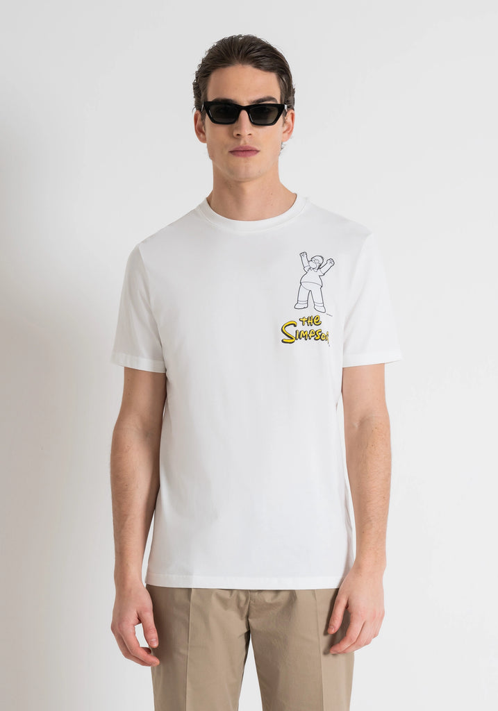 Antony Morato bež muška majica sa štampanim motivom
