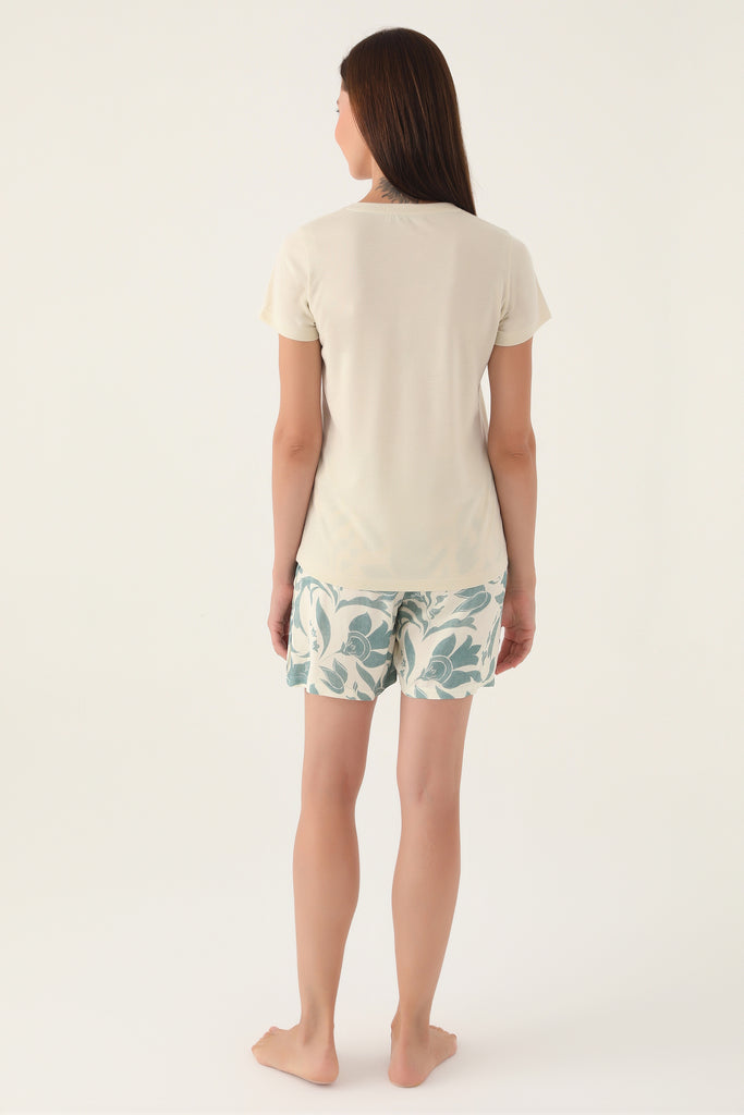 Pierre Cardin bijela pidžama s uzorkom morskih motiva