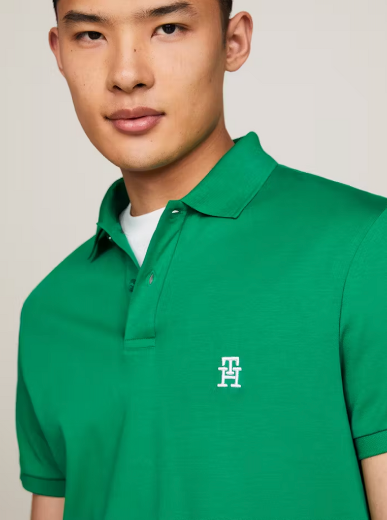 Tommy Hilfiger zelena muška polo majica sa monogramom