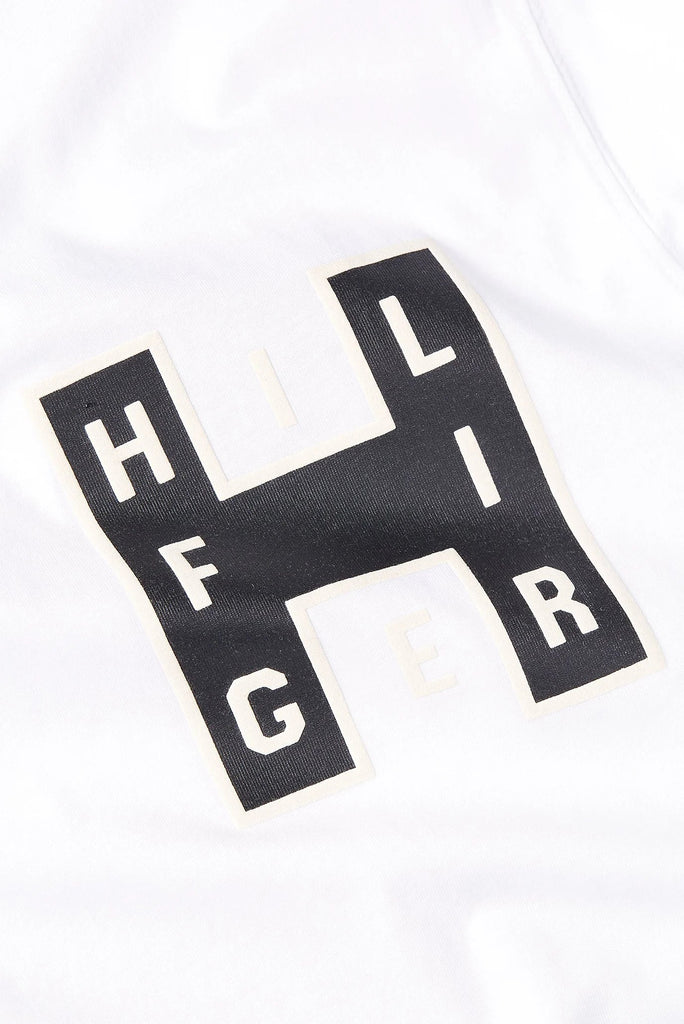 Tommy Hilfiger bijela muška majica sa crnim detaljem