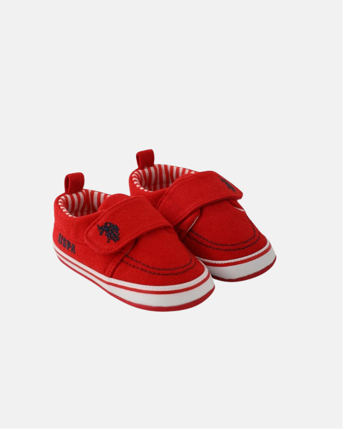 U.S. Polo Assn. crvene prugaste patike za bebe-[SKU]