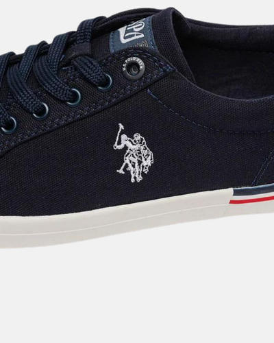 U.S. Polo Assn. plave muške patike sa bijelim logom-[SKU]