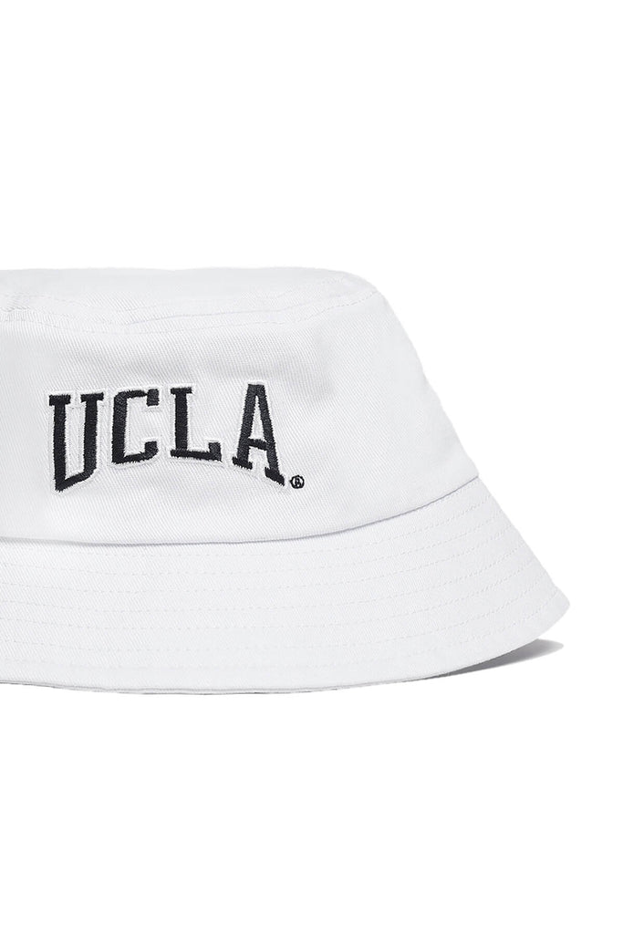 UCLA bijela kapa unisex sa širokim obodom-[SKU]