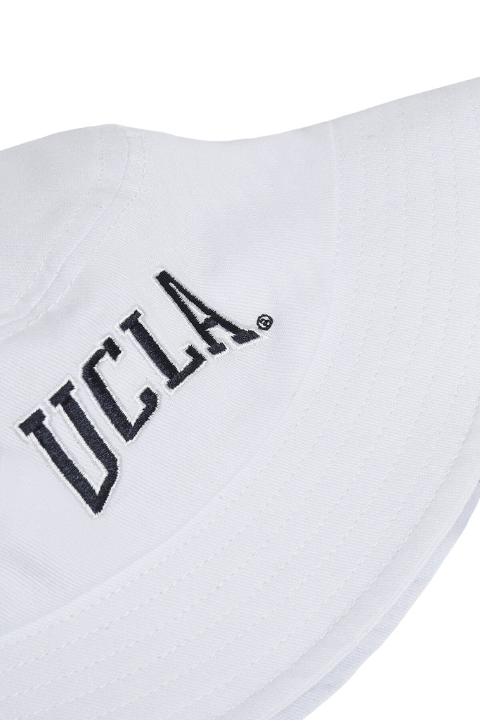 UCLA bijela kapa unisex sa širokim obodom-[SKU]