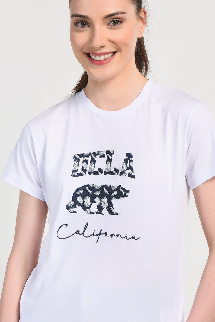 UCLA bijela ženska majica s natpisom California