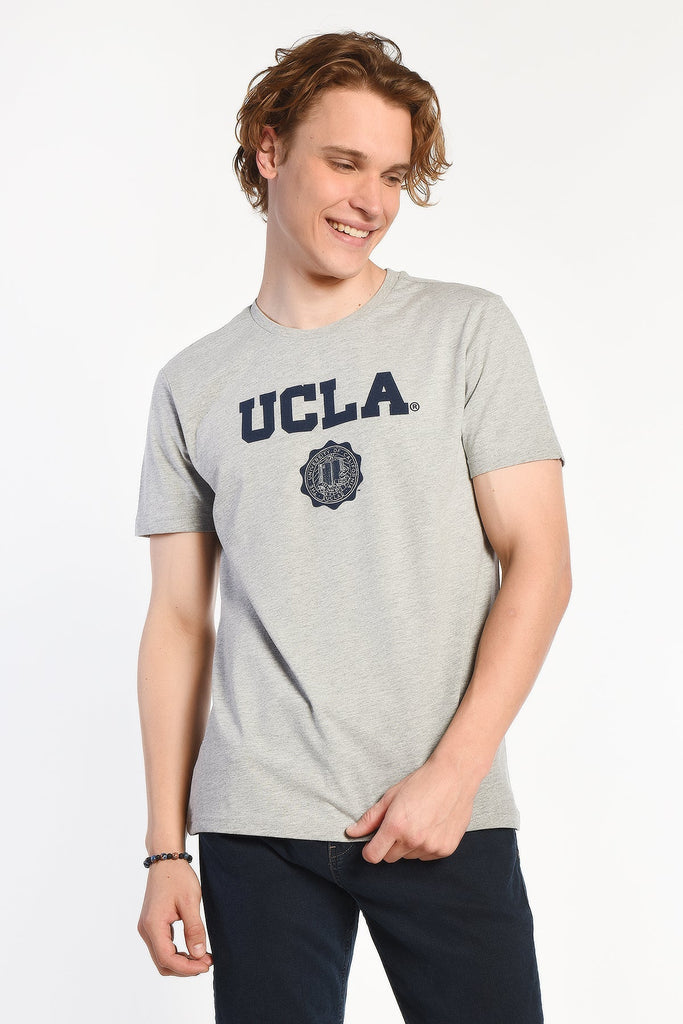 UCLA siva muška majica s tamnoplavim natpisom