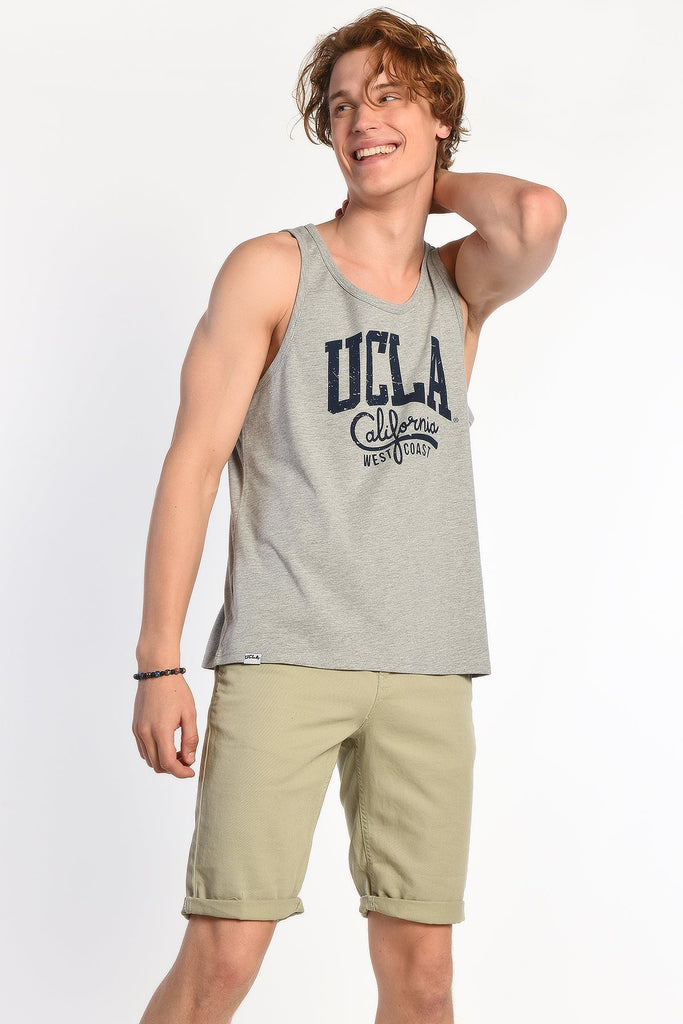 UCLA siva muška majica s natpisom California West Coast
