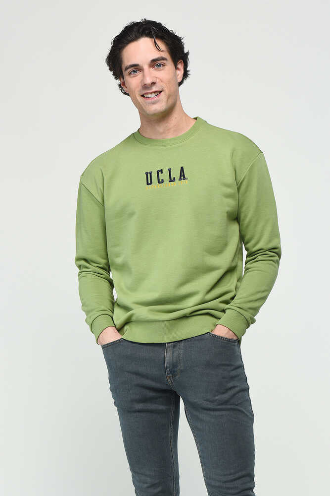 UCLA zelena muška trenerka sa okruglim izrezom