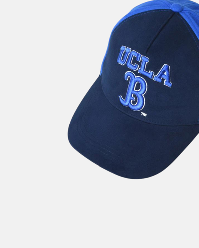 UCLA plavi unisex kačket sa kontrastnim štepovima-[SKU]