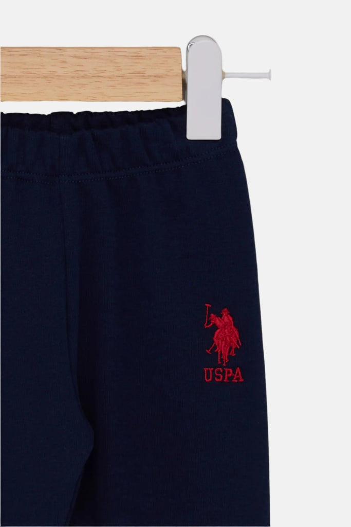 U.S. Polo Assn. plavi kombinezon za bebe sa aplikacijom-[SKU]