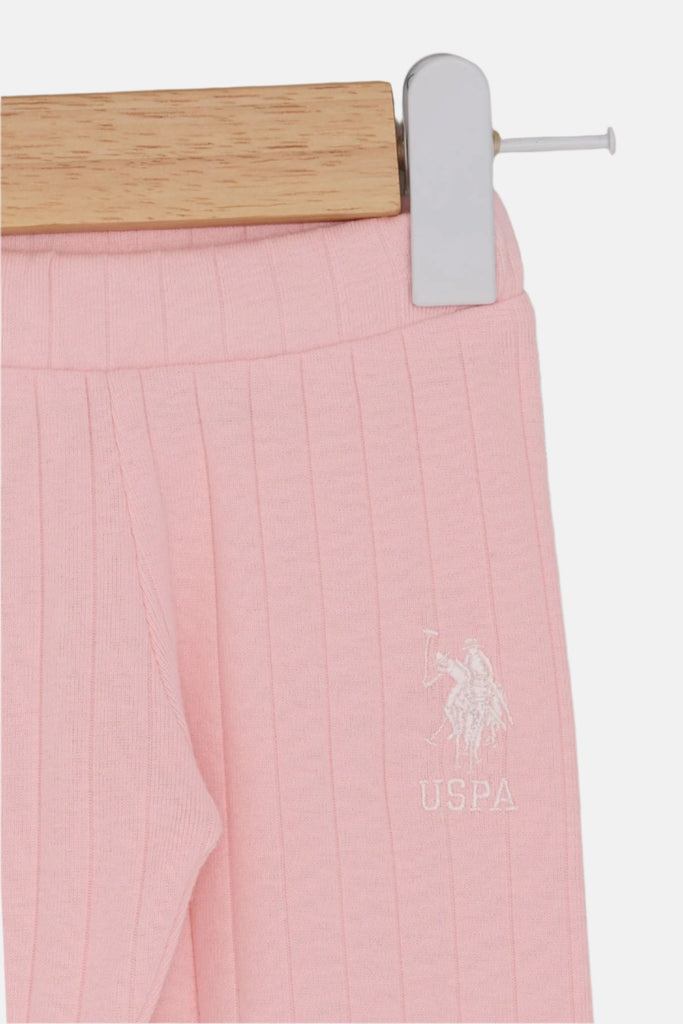 U.S. Polo Assn. pink kombinezon za bebe s kapicom-[SKU]