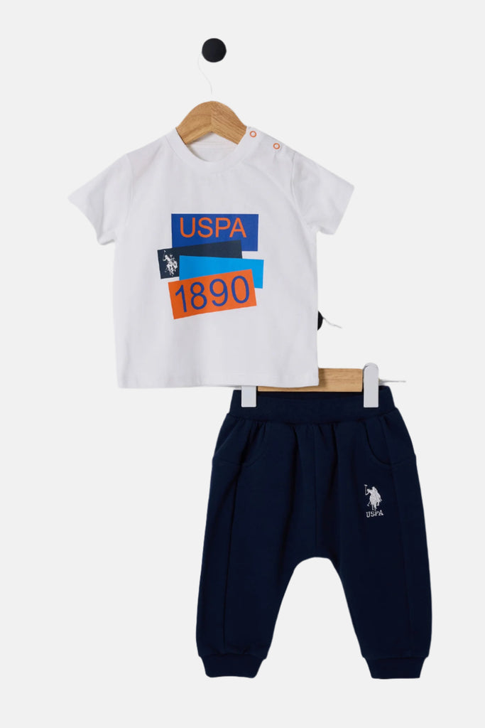 U.S. Polo Assn. plavi komplet za bebe (USB2278-V1-NAVY)-[SKU]