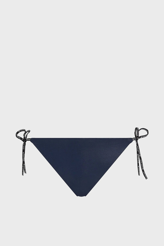 Tommy Hilfiger plavi ženski kupaći donji dio s vezicama-[SKU]